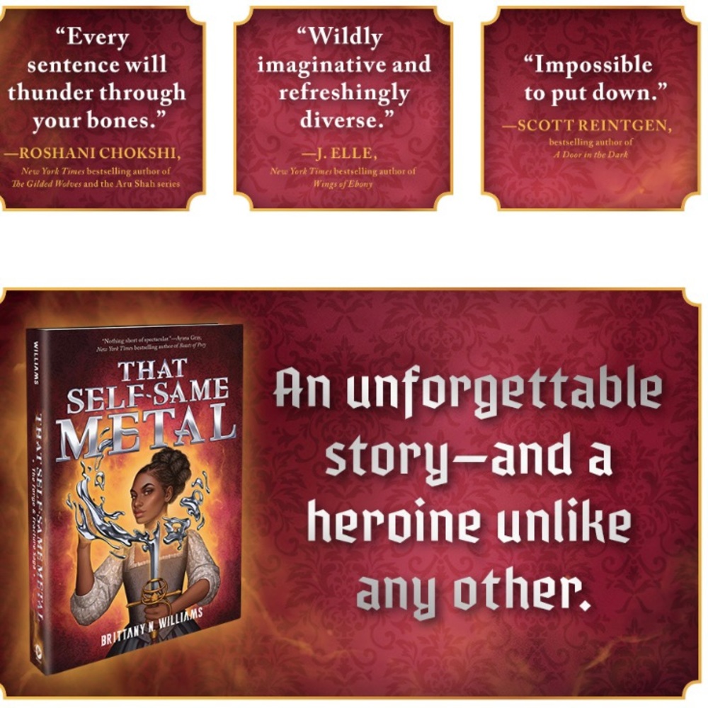 SOLD 💜 That Self-Same Metal by Brittany N. Williams ARC - Picture 5 of 5